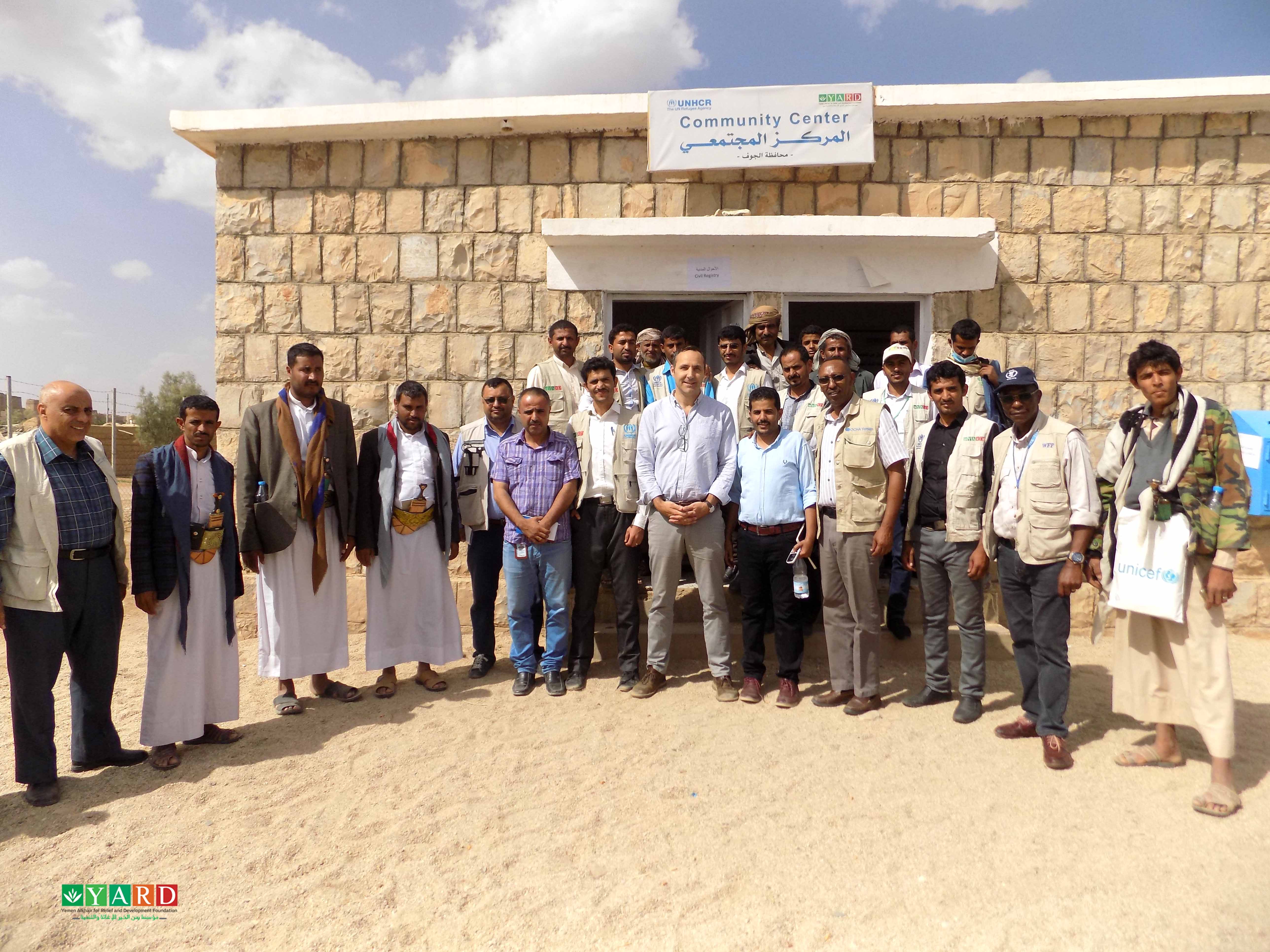 Mr. Sebastian's and Mr. John's Visit to YARD Branch Office in Al-Jawf Governorate