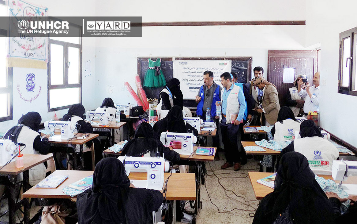 UNHCR's Visit to the Training on Sewing and Embroidering in Rajuzah District