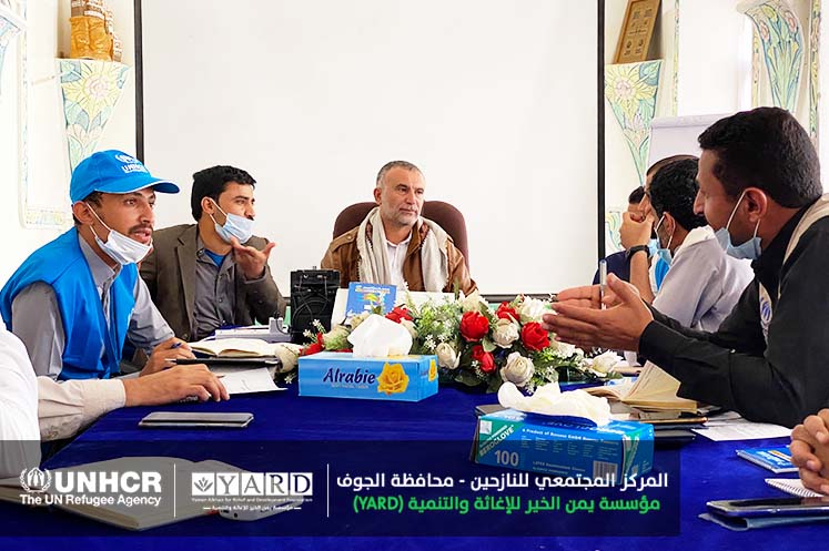 UNHCR Sa’da Hub Team, Visiting YARD Office in Al-Jawf Gov.